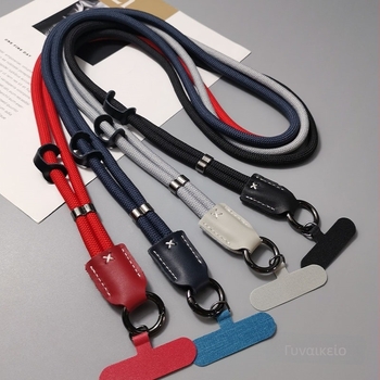 Κορδόνι κινητού με crossbody για γυναίκες, χειροποίητο παχύ υφασμάτινο λουρί, υπαίθριες ορειβασίες, πολυλειτουργικό