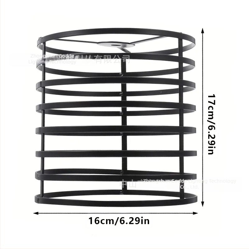 Μεταλλικός αμπαζούρ λαμπτήρα σε σχήμα κλουβιού — από μέταλλο, κατάλληλος για εσωτερικούς χώρους ξενοδοχείων και καφέ, παραμετροποιήσιμος, καταγωγή Zhongshan