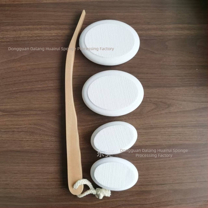 EVA βούρτσα μπάνιου με ξύλινο κοντάρι για καθαρισμό πλάτης και εφαρμογή λοσιόν, 70 τεμαχίων σε κουτί