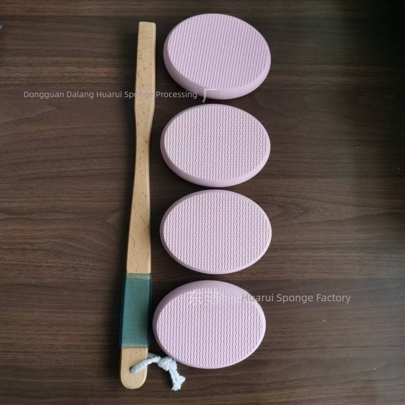 EVA βούρτσα μπάνιου με ξύλινο κοντάρι για καθαρισμό πλάτης και εφαρμογή λοσιόν, 70 τεμαχίων σε κουτί