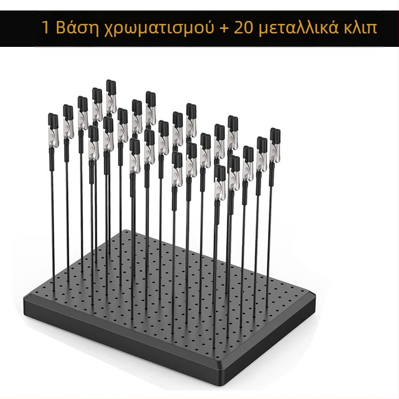 Κλιπ βάσης Gundam μοντέλου με κροκοδειλική σφιγκτήρα, κλιπ ξήρανσης και εργαλείο ψεκασμού για χειροκίνητη βαφή