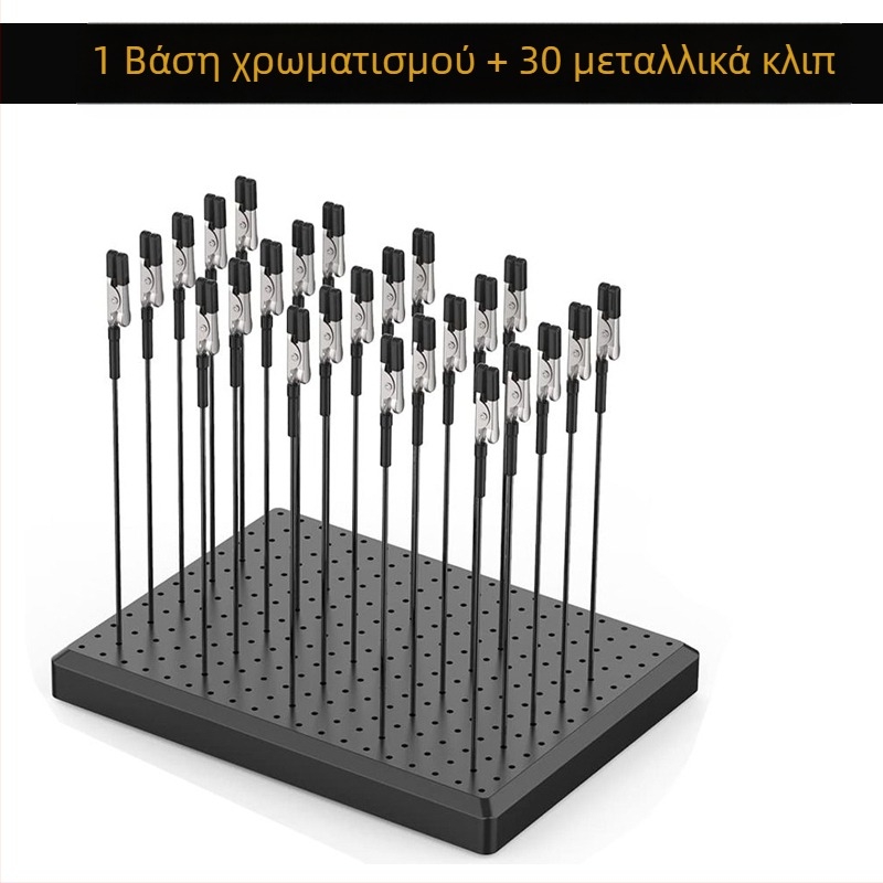 Κλιπ βάσης Gundam μοντέλου με κροκοδειλική σφιγκτήρα, κλιπ ξήρανσης και εργαλείο ψεκασμού για χειροκίνητη βαφή