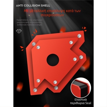 Fulida μάρκα ισχυρός μαγνητικός εντοπιστής συγκόλλησης – ορθογώνιος στηριγμός γωνίας