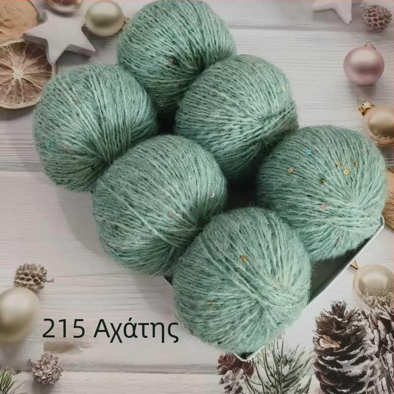 Νήμα παγιέτες από αλπάκα και mohair, worsted spun, μορφή: ρολά, προέλευση: Χεμπέι Μπαοντίν, κατάλληλο για πλέξιμο