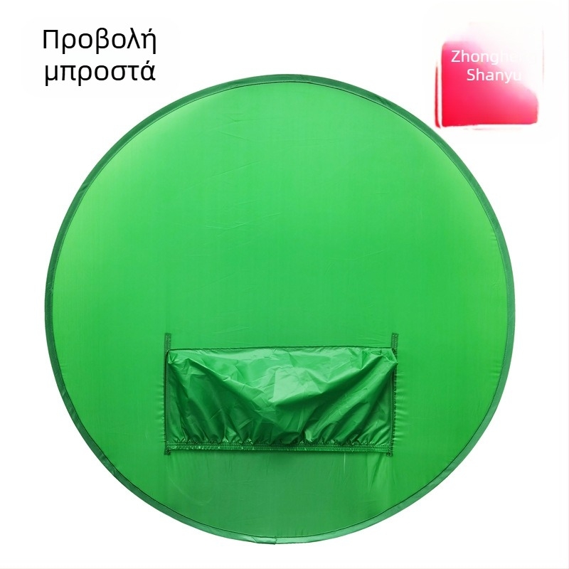 Ελαστικό διπλωτό φόντο chroma-key, πολυεστέρας, πολλαπλές διαστάσεις, κατάλληλο για φωτογραφία ταυτότητας, δυνατότητα εκτύπωσης λογότυπου