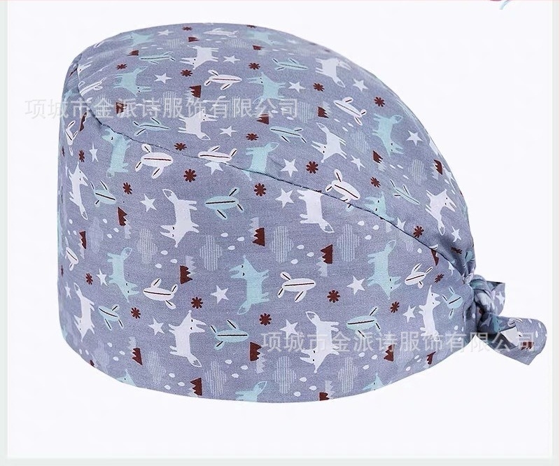 Unisex βαμβακερό καπέλο pull-over με γκράφιτι εκτύπωση, επίπεδη κορυφή, εκτυπωμένο λογότυπο