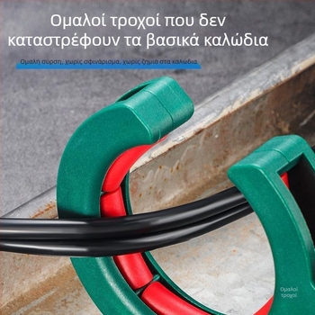 Τροχαλία διέλευσης καλωδίων για οροφική καλωδίωση σε κανάλι καλωδίων – εργαλείο εγκατάστασης χαμηλής τάσης