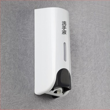 Διανομέας σαπουνιού και κουτί μπάνιου/σαμπουάν – ABS, 500 g, Διαδικασία έγχυσης, Σύγχρονος μινιμαλισμός, Χειροκίνητη πίεση