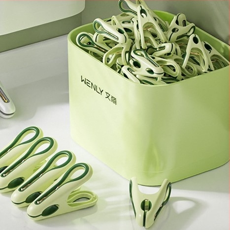 Κλιπ στέγνωσης για κάλτσες, ισχυρό κράτημα, μοντέλο 4108/5053, πλαστικό, 36 τεμάχια ανά κουτί