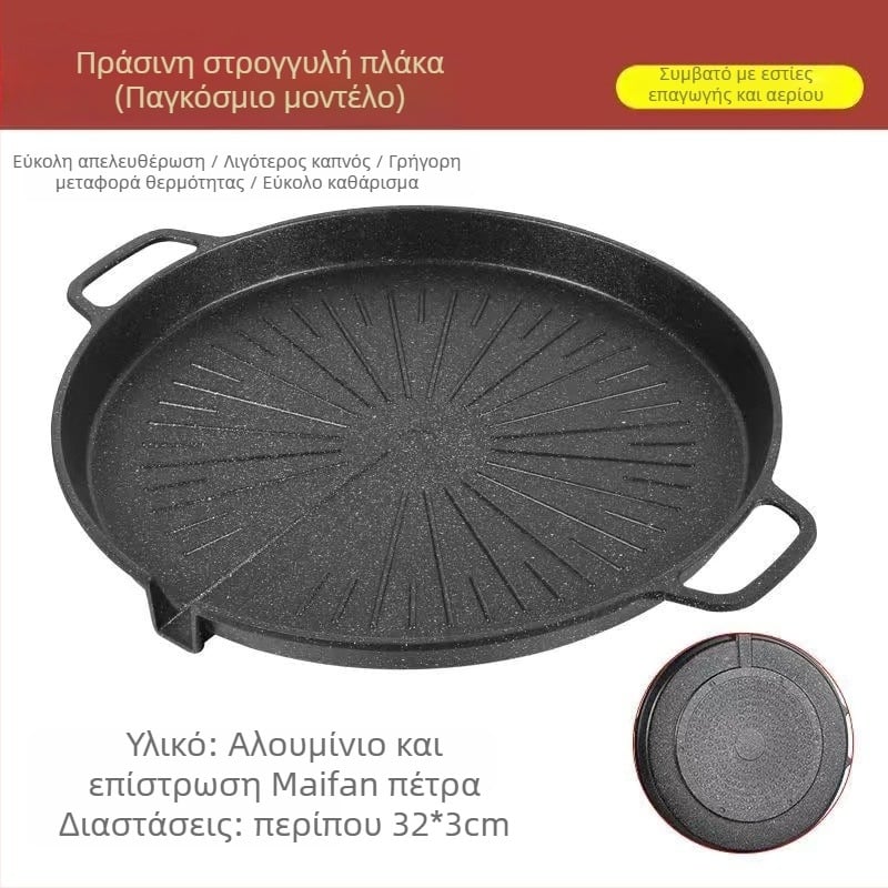 Ταψί γκριλ - Αλουμίνιο, τετράγωνο, πολυλειτουργικό, φορητό, μόνωση, αντικολλητικό (Υλικό: Αλουμίνιο; Σχήμα: Τετράγωνο; Λειτουργίες: Πολυλειτουργικό, Φορητό, Μόνωση, Αντικολλητικό; Βάρος: 1.25 kg)