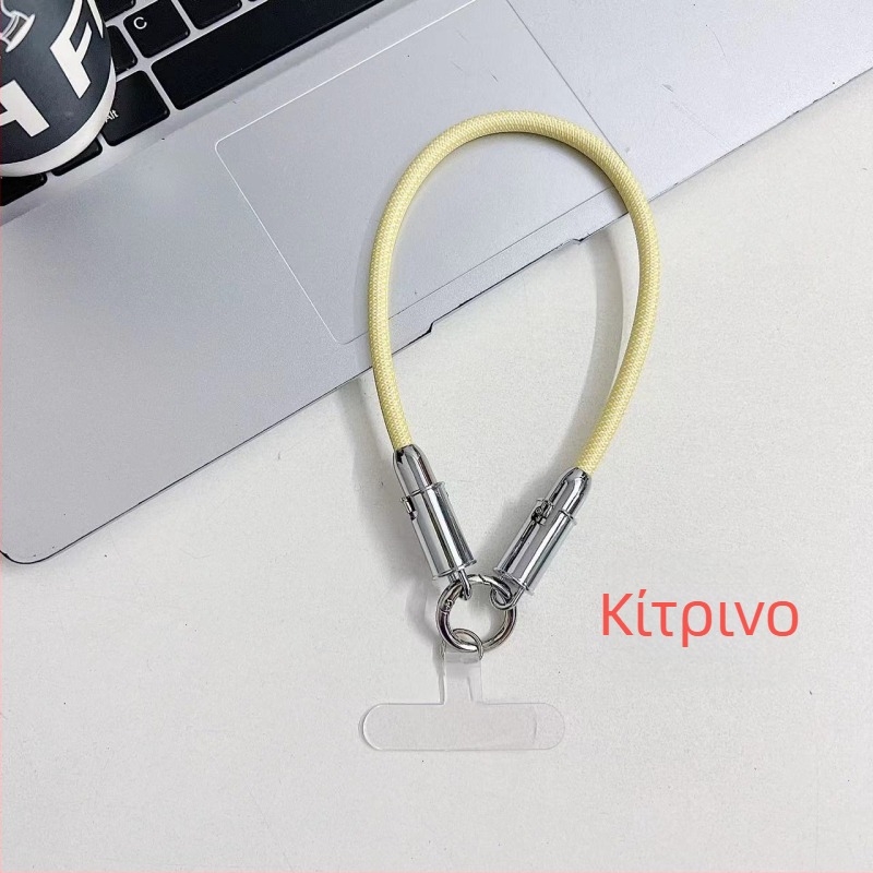 Καλώδιο δεδομένων με λουράκι καρπού, συμβατό με Apple και Android, μεταλλικό κούμπωμα, φορητός σχεδιασμός, γρήγορη φόρτιση