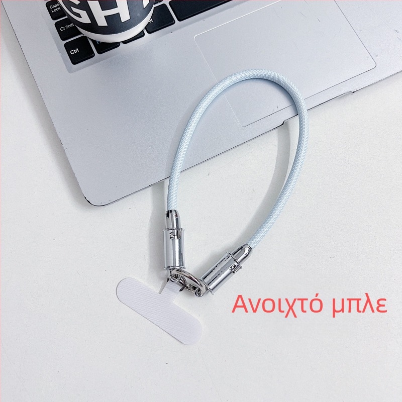 Καλώδιο δεδομένων με λουράκι καρπού, συμβατό με Apple και Android, μεταλλικό κούμπωμα, φορητός σχεδιασμός, γρήγορη φόρτιση