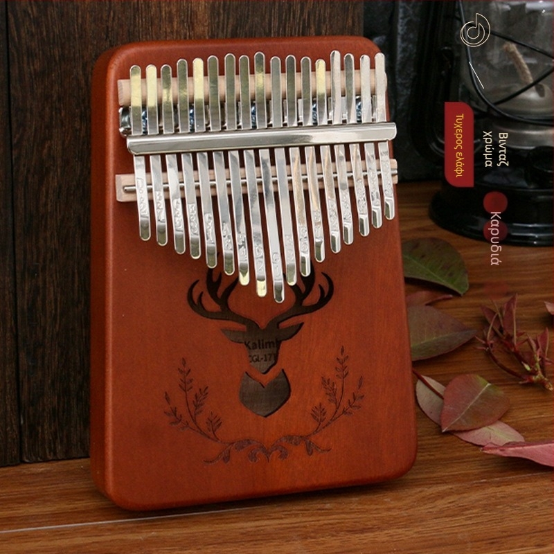 Jiada Kalimba, πιάνο με δάχτυλα, 17 ήχοι, 11×18×3.3 cm