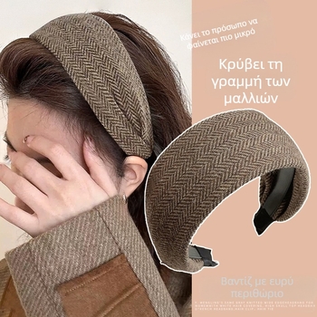 Sensitive Jewelry – χειροποίητη υφασμάτινη κορδέλα μαλλιών για γυναίκες, άνοιξη 2025, ευέλικτο αξεσουάρ κεφαλής