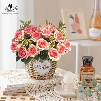 Τεχνητά Τριαντάφυλλα – Μεταξωτά λουλούδια, Χειροποίητα, Nordic Σειρά, Συσκευασία 960 τεμάχια