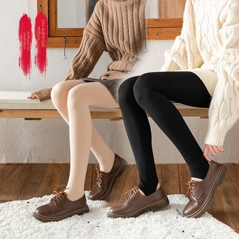 Καλσόν fleece εσωτερικά, χοντρά, με ανύψωση γλουτών και διαμόρφωση, ζεστά, νάιλον 70–80%, μήκος καλσόν