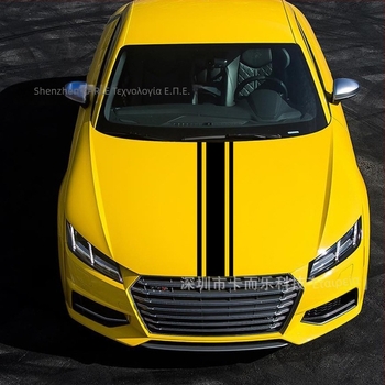 PVC αυτοκόλλητο καπό αυτοκινήτου — μακριά λωρίδα αυτοκόλλητων, για τη γραμμή πορτών, με ρυθμιζόμενο μήκος και πλάτος