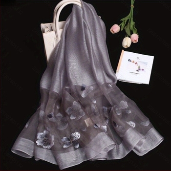 Xin ruishi μεταξωτό φουλάρι από Su κέντημα, Hangzhou Mulberry Silk, πρωτότυπος σχεδιασμός, Χειμώνας 2023