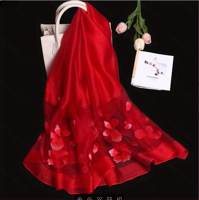 Xin ruishi μεταξωτό φουλάρι από Su κέντημα, Hangzhou Mulberry Silk, πρωτότυπος σχεδιασμός, Χειμώνας 2023