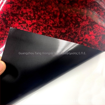 Εσωτερικό αυτοκόλλητο αυτοκινήτου με μοτίβο PET ανθρακονημάτων, PVC υλικό, αυτοκόλλητη εγκατάσταση, για ολόκληρο το αυτοκίνητο