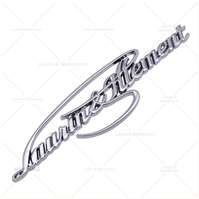 Nanxin αυτοκόλλητο σώματος αυτοκινήτου για το λογότυπο του προσθίου φτερού Skoda VIP – μεταλλικό, αυτοκόλλητο, προσαρμόσιμο