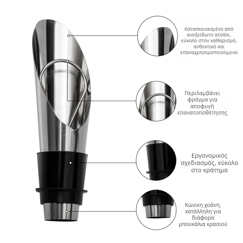 Σετ από ανοξείδωτο ατσάλι με μορφή ιπποκάμπου για ανοιχτήρες κρασιού και μπύρας – πολυλειτουργικό σετ ποτών, μάρκα Five, 5 εξαρτήματα, 5 σετ, κυκλοφόρησε το Καλοκαίρι 2013