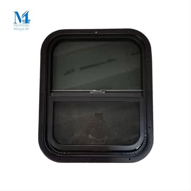 Αλουμινοκραμα αυτοκινήτου παραθύρου με εσωτερικό πλέγμα, συρόμενο για RV — Μάρκα Minsk, Μοντέλο 20200818, Υλικά: κράμα αλουμινίου, θερμοσκληρυμένο γυαλί