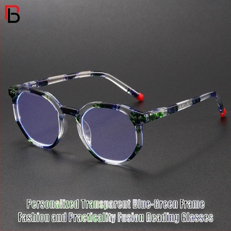 Γυαλιά ανάγνωσης για ηλικιωμένους, πλήρης σκελετός από πολυκαρβονικό, φακοί κατά της μπλε ακτινοβολίας, πολυκαρβονικοί φακοί