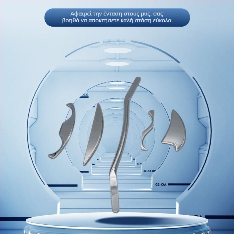 Επαγγελματικό μαχαίρι φασίας, σανίδα γουάσα για μύες και τένοντες, πλήρες σετ μασάζ, χαλάρωση αυχενικού σπονδύλου