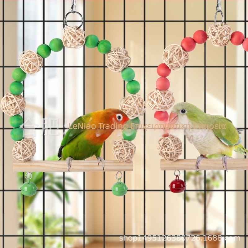Παπαγάλου κούνια-παιχνίδι για πουλιά — μη εισαγόμενο προϊόν