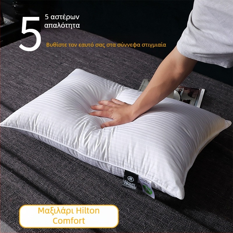 Ορθογώνιος πυρήνας μαξιλαριού με πλήρωση από 100% ίνες εννέα οπών, αντιβακτηριακή ίνα, κάλυμμα από καθαρό βαμβάκι, δυνατότητα παραμετροποίησης