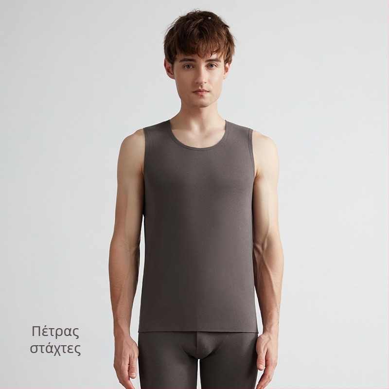 Θερμικό γιλέκο, αυτοθερμαινόμενο, ύφασμα Lyocell-κάσμιρ, παχύ 251-300 g/m², χωρίς ραφές, στρογγυλή λαιμόκοψη