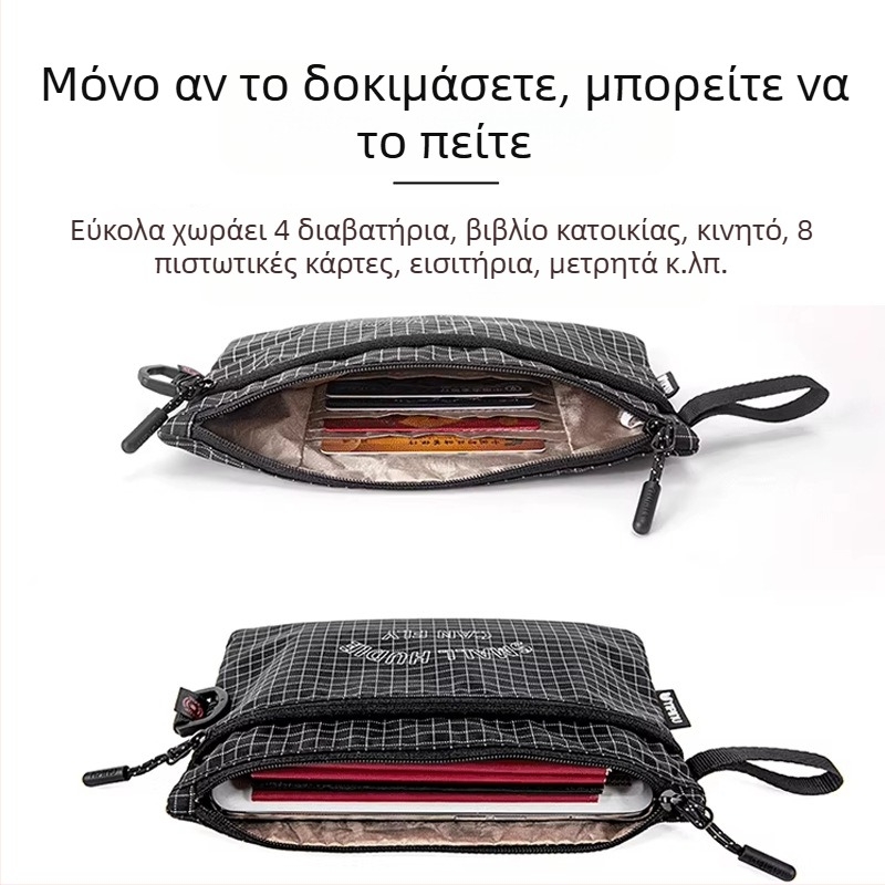 Θήκη διαβατηρίου με κορδόνι για τον λαιμό, προστασία RFID, αντι-κλοπή, πολυλειτουργικός οργανωτής για διαβατήριο και ID