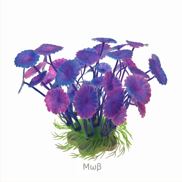 Τεχνητά υδρόβια φυτά για διακόσμηση ενυδρείου • PE + κεραμική βάση • Διακόσμηση ενυδρείου με φυτά σε τοπία