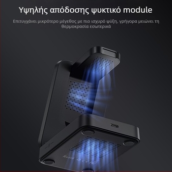 3-σε-1 Ασύρματος φορτιστής για κινητά, ακουστικά και ρολόγια — Μέγιστη ισχύς 23W, PD, μαγνητική φόρτιση, πτυσσόμενος σχεδιασμός, έξοδος 3A