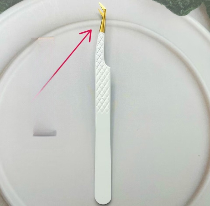 Τσιμπίδα βλεφαρίδων – αιχμηρή άκρη, αντιστατική, κατασκευή από ανοξείδωτο ατσάλι