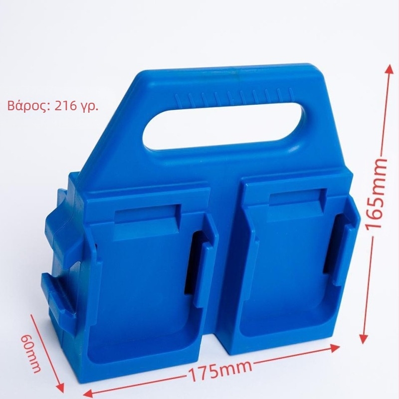 Αποθηκευτικό ράφι μπαταριών Makita 14/18V Li-ion, φορητό, δύο επιπέδων επιτραπέζιος οργανωτής, PP υλικό, για ταξίδια και υπαίθριο κάμπινγκ