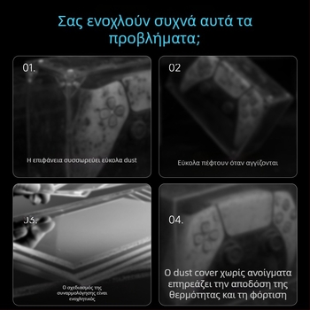 Κάλυμμα σκόνης PS5 για ελεγκτή – Διαφανές ακρυλικό περίβλημα PS5 (Μοντέλο L1172, Βάρος 367 g, Υλικό: ακρυλικό)