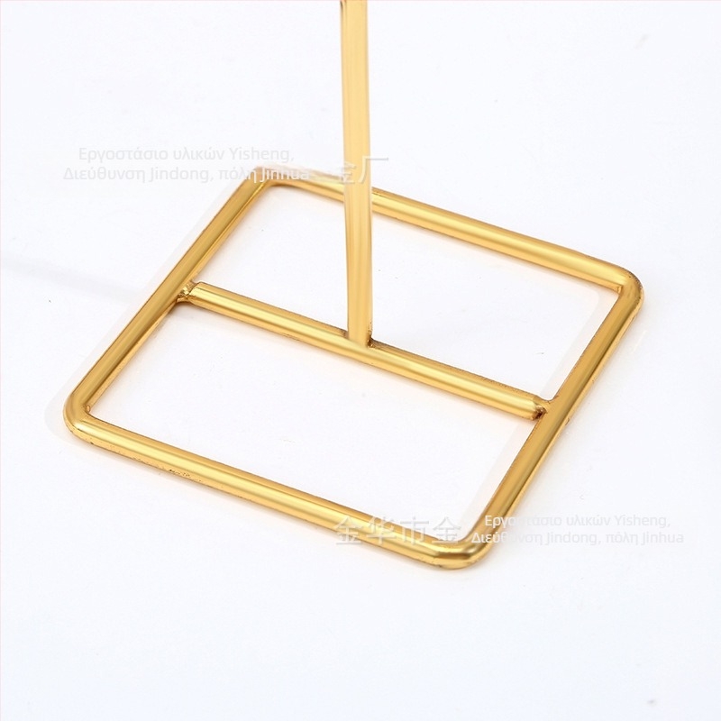 Επιτραπέζιο Ράφι Εμφάνισης Κοσμημάτων - Μέταλλο, Πολυλειτουργικός Οργανωτής για Σκουλαρίκια, Κολιέ και Βραχιόλια, 1-Επίπεδο