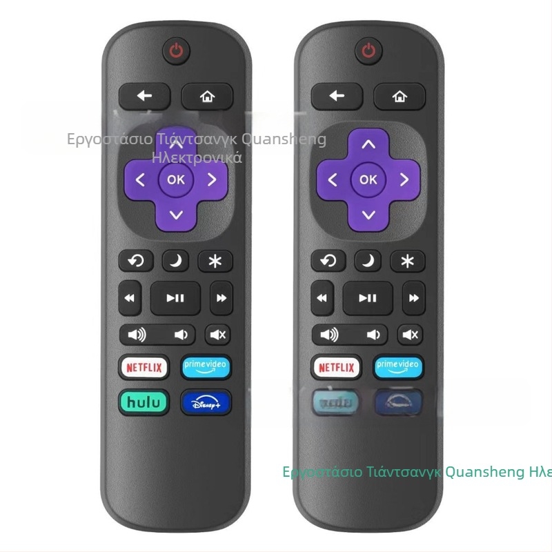 QC Τηλεχειριστήριο για Roku TV – μοντέλο New Side Key, εμβέλεια 15 μ., για τηλεόραση