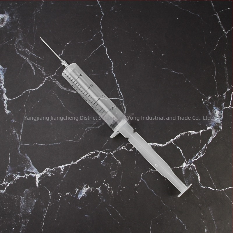 Πλαστική σύριγγα σάλτσας για μπάρμπεκιου — 20 ml, μάρκα Double Herringbone