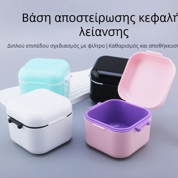 Πλαστικό κουτί απολύμανσης και καθαρισμού κεφαλών νυχιών με αλκοολικό βύθισμα; περιεκτικότητα 30