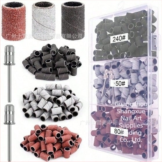 Σετ ταινιών λείανσης νυχιών, 50 τεμ., κόκκοι 80/120/180, για φρεζα νυχιών