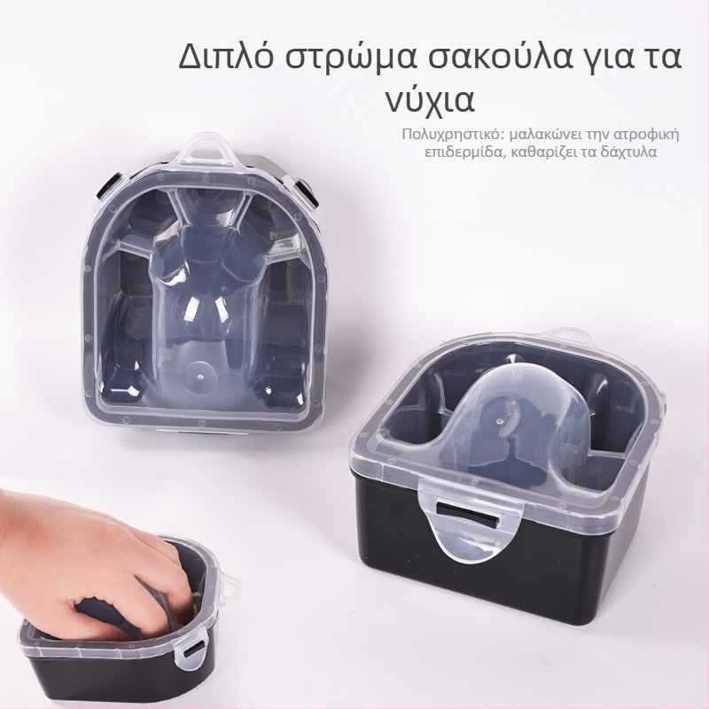 Κύπελλο για βύθισμα χεριών μανικιούρ, πλαστικό, με διπλό μονωτικό κούμπωμα, 250 g καθαρό περιεχόμενο, μάρκα Jinzixiu