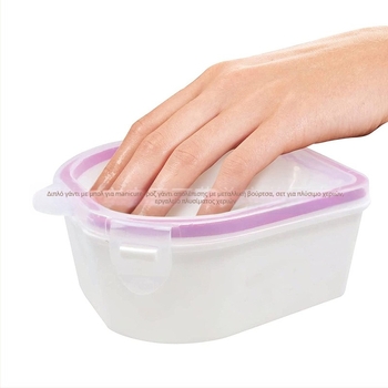 Liwei Σετ μανικιούρ με διπλό κύπελλο χεριών και απολεπιστική μεταλλική βούρτσα | Εργαλεία νυχιών | Προέλευση: Γκουανγκζού