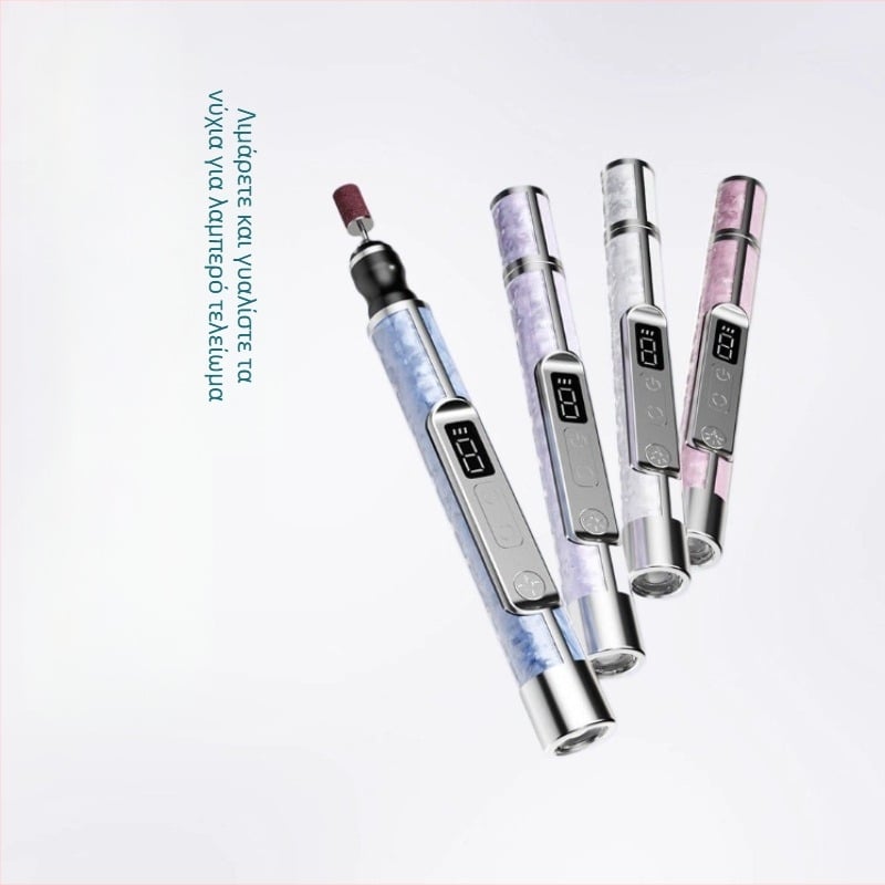 Ηλεκτρικό εργαλείο γυαλισματος νυχιών με LCD οθόνη, μοντέλο 2222, κωδικός 2222, μάρκα Aodikang