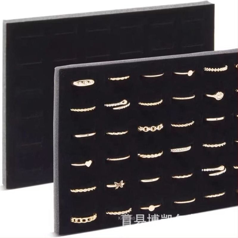 Εσωτερική επένδυση για κουτί κοσμημάτων από αφρό με πολλαπλές οπές για δαχτυλίδια, σκουλαρίκια και βραχιόλια (υλικό: αφρός συσκευασίας, μοντέλο BK911)