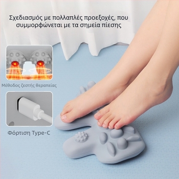 Ηλεκτρικός μασάζ για τον αυχένα, τους ώμους και την πλάτη με θέρμανση — Ασύρματο τηλεχειριστήριο, λειτουργία χρονισμού, μηχανικός έλεγχος, DR.MEETI 002