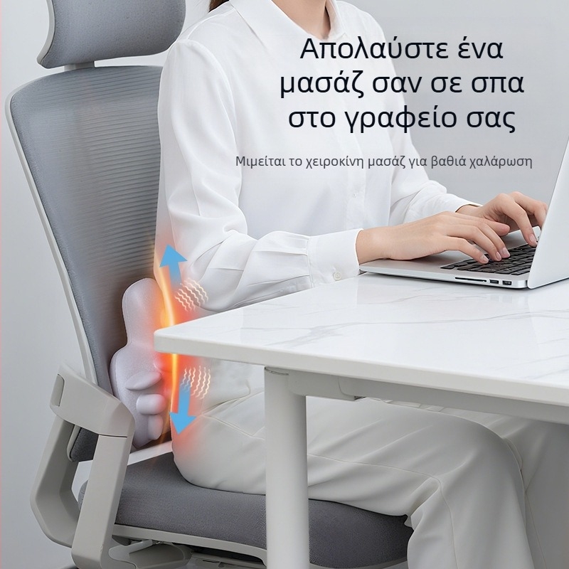 Ηλεκτρικός μασάζ για τον αυχένα, τους ώμους και την πλάτη με θέρμανση — Ασύρματο τηλεχειριστήριο, λειτουργία χρονισμού, μηχανικός έλεγχος, DR.MEETI 002