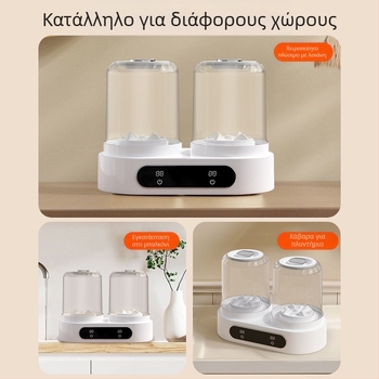 Washing Cup με δύο αποσπώμενα διαμερίσματα, αποσπώμενος σχεδιασμός, μοντέλο N-09; τροφοδοσία USB 5V, 15W; μηχανική λειτουργία; χρονόμετρο έως 2 ώρες; κατάλληλο για εσώρουχα και κάλτσες
